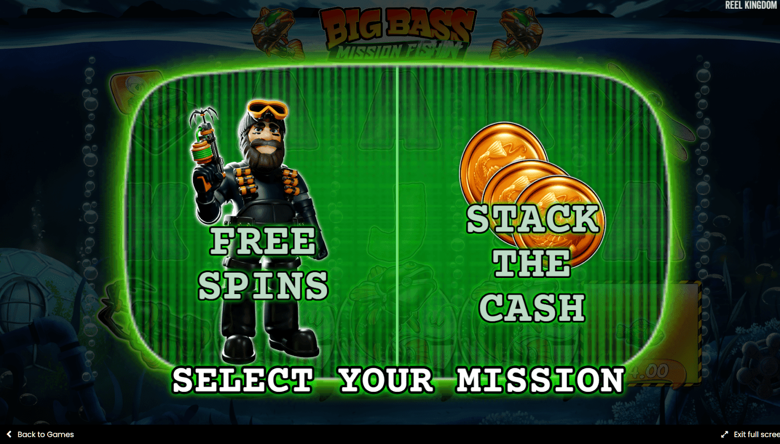 Two distinct bonus modes Big Bass Mission Fishin’ Casinos